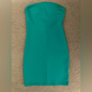 Color block tube dress